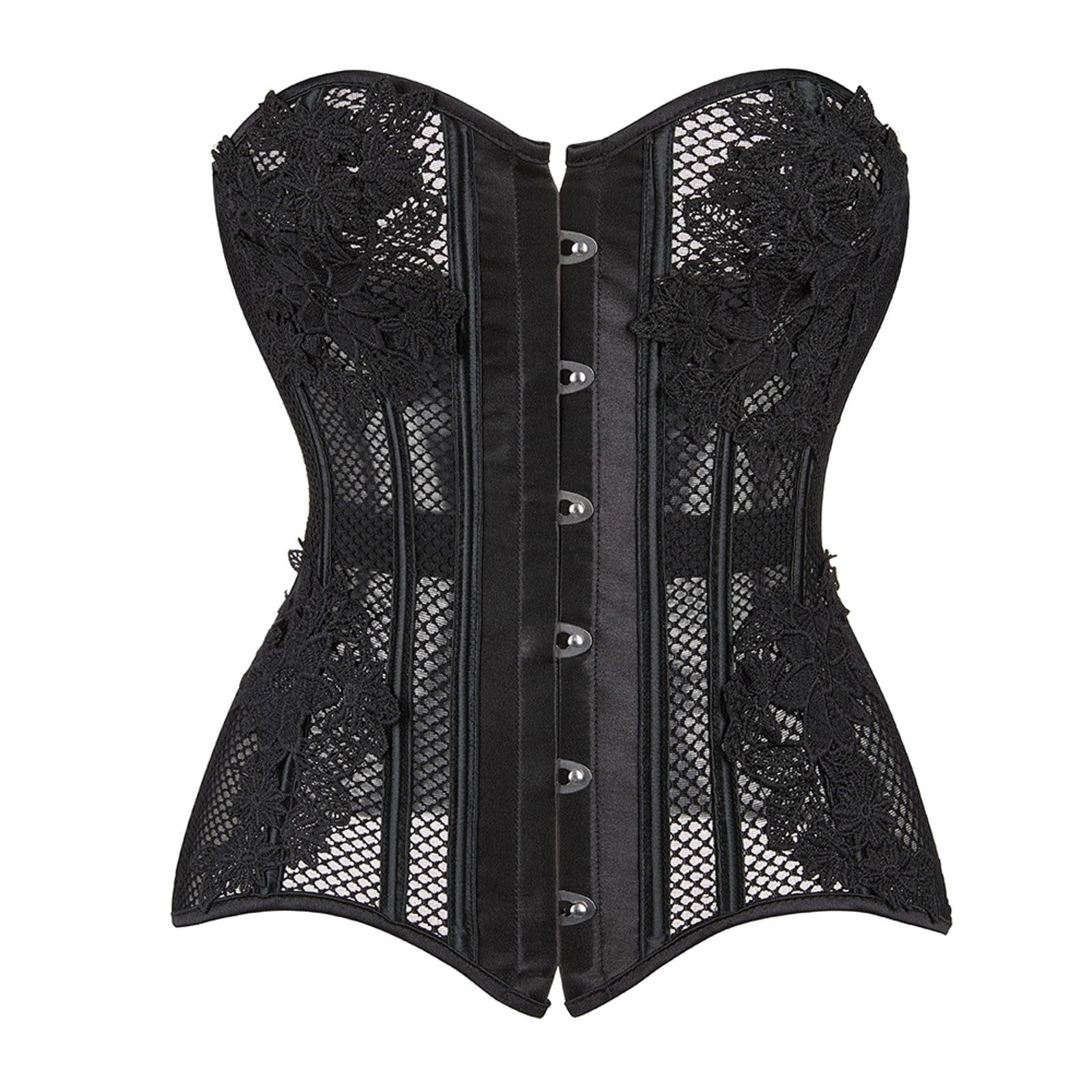 Générique Body Gainant Dentelle Florale sans Coutures Corset Taille Fine,Dentelle Florale | résille Sexy | sans Coutures | Gaine Taille Fine | Corset élégant