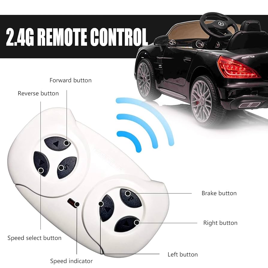 Amazon.co.jp: AVRCECI 子供用 車に乗る 2シート メルセデス