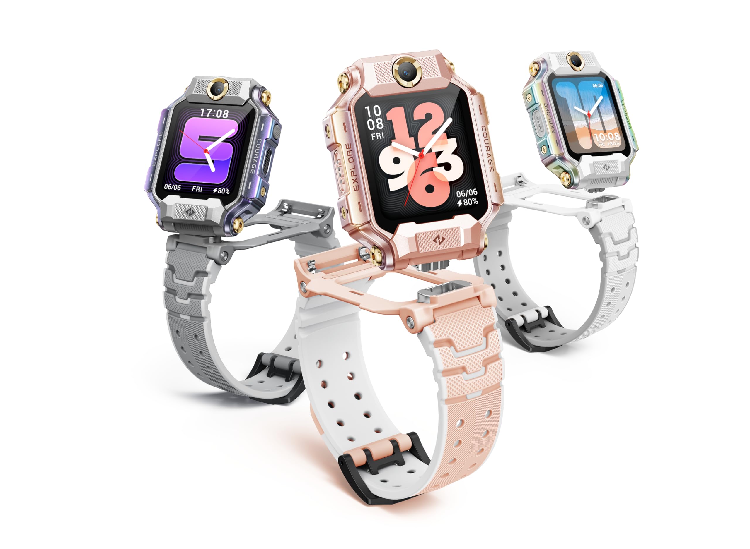 imoo X10 Smartwatch per Bambini, Doppia Fotocamera Roteante e Rimovibile | Videochiamata HD 360°, Chat, Supporto SIM, GPS 5 Satelliti, Monitoraggio Salute, Modalità Sport, SOS, IPX8, Modo Scuola