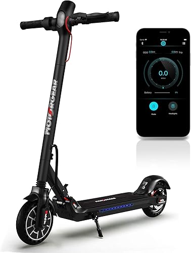 Scooter eléctrico plegable para adultos motor sin escobillas de 300 W con neumáticos neumáticos neumáticos de 85 pulgadas 3 velocidades de hasta 19
