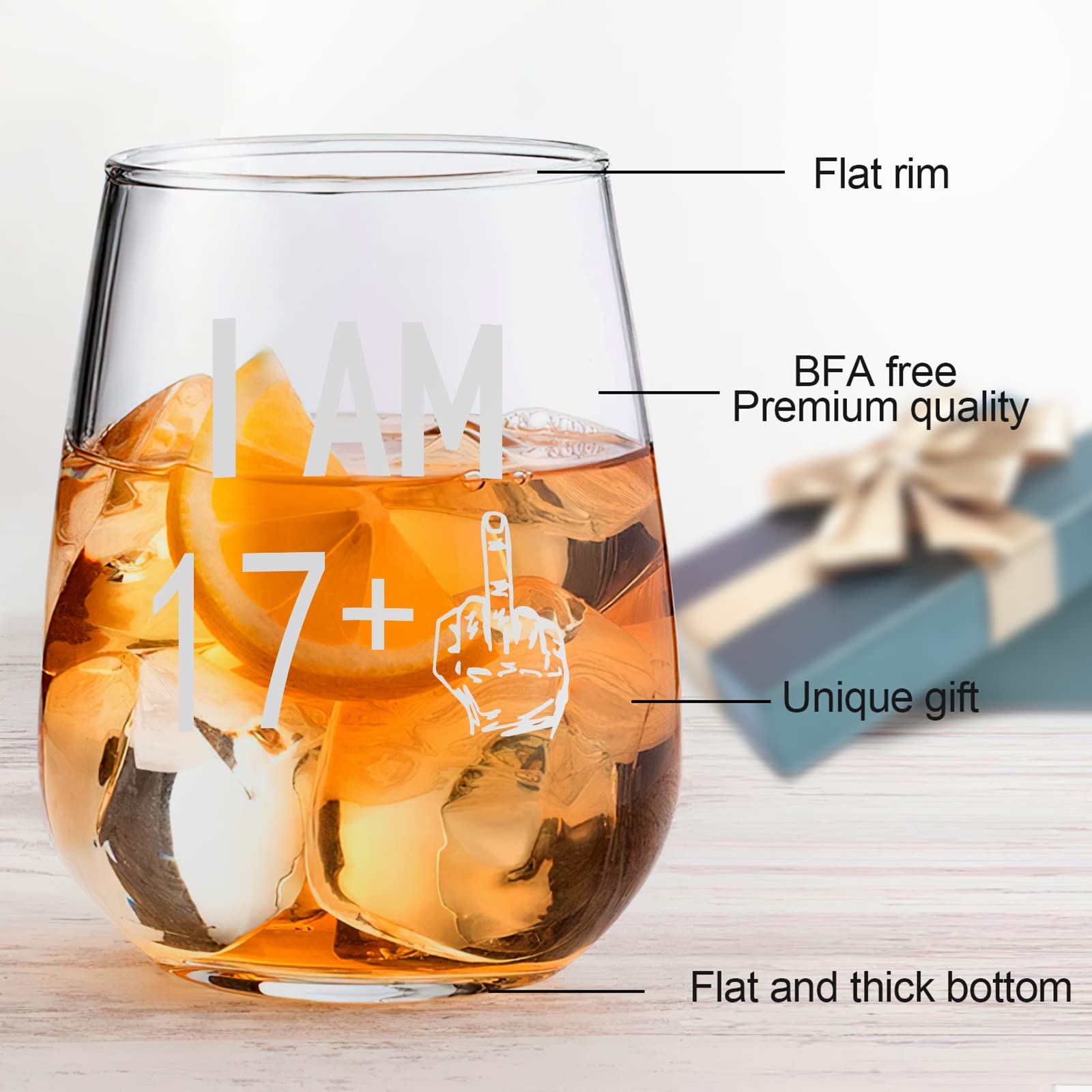 TOONGEEN Bicchiere Termico 18° Compleanno – Tazza In Acciaio Inox 340 Ml, Stampata Oro '18 & Fabulous', Con Scatola Rosa - 5