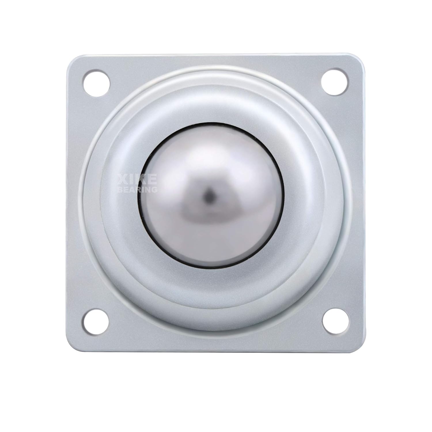 XiKe 6 Pack 1-1/2" Roller Ball Transfer Bearings, Hard Chrome Steel Ball Transfer Unit with Swivel Ball Caster Rollers, Used for Roller Stand, Conveyors,Transfer Equipment and Transmission System