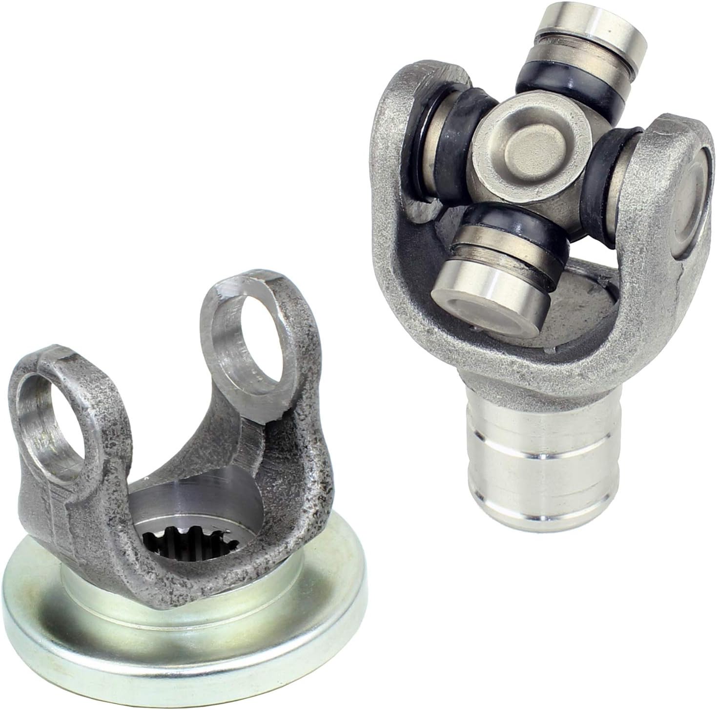 Caltric Front Drive Shaft Pairing Yokes Compatible with Yamaha Big Bear 350 Yfm350Fw 4X4 1997 1998 1999
