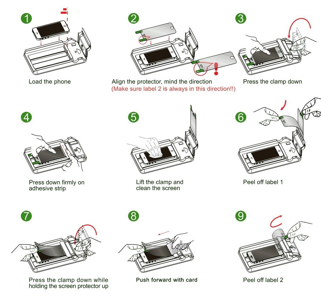 Crater Universal Screen Protector Applicator Use with PET Film or