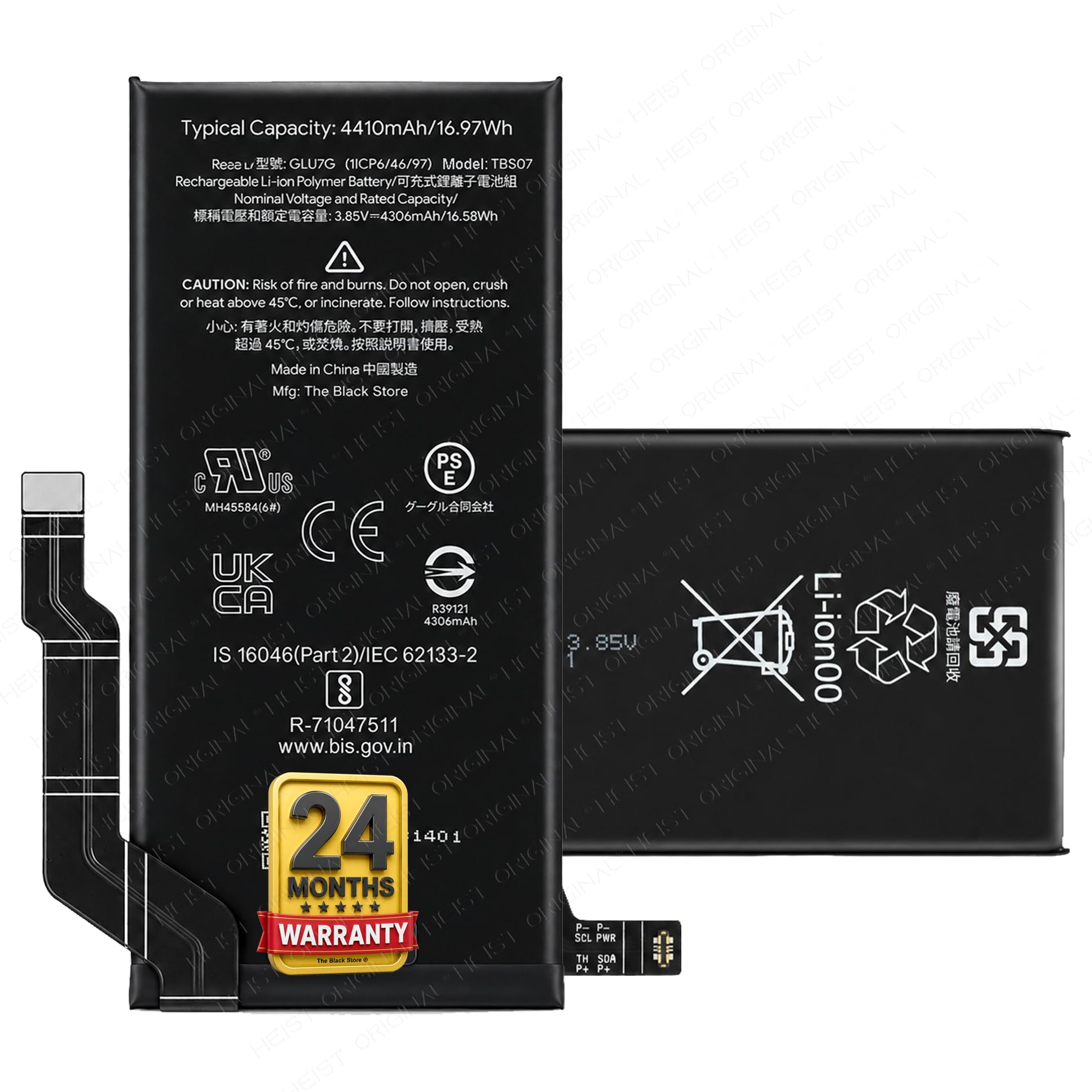 Original 4410mAh Battery GLU7G for Google Pixel 6a 5G (GX7AS, GB62Z, G1AZG, GB17L) with 24 Months Warranty* (Google Pixel 6a 5G...)-picture-30
