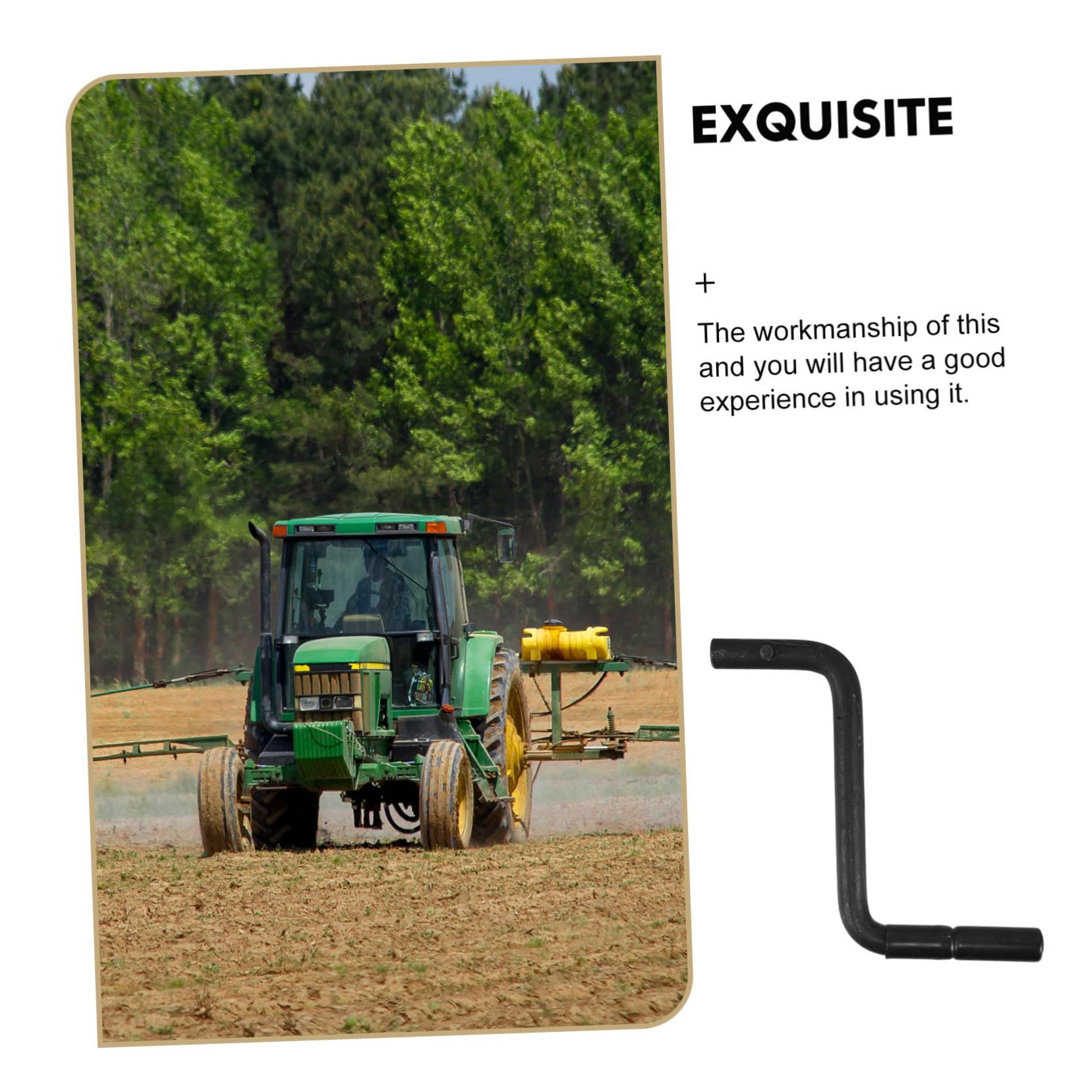 Manivelle en Acier Inoxydable de Démarrage à Cylindre Unique pour Tracteur