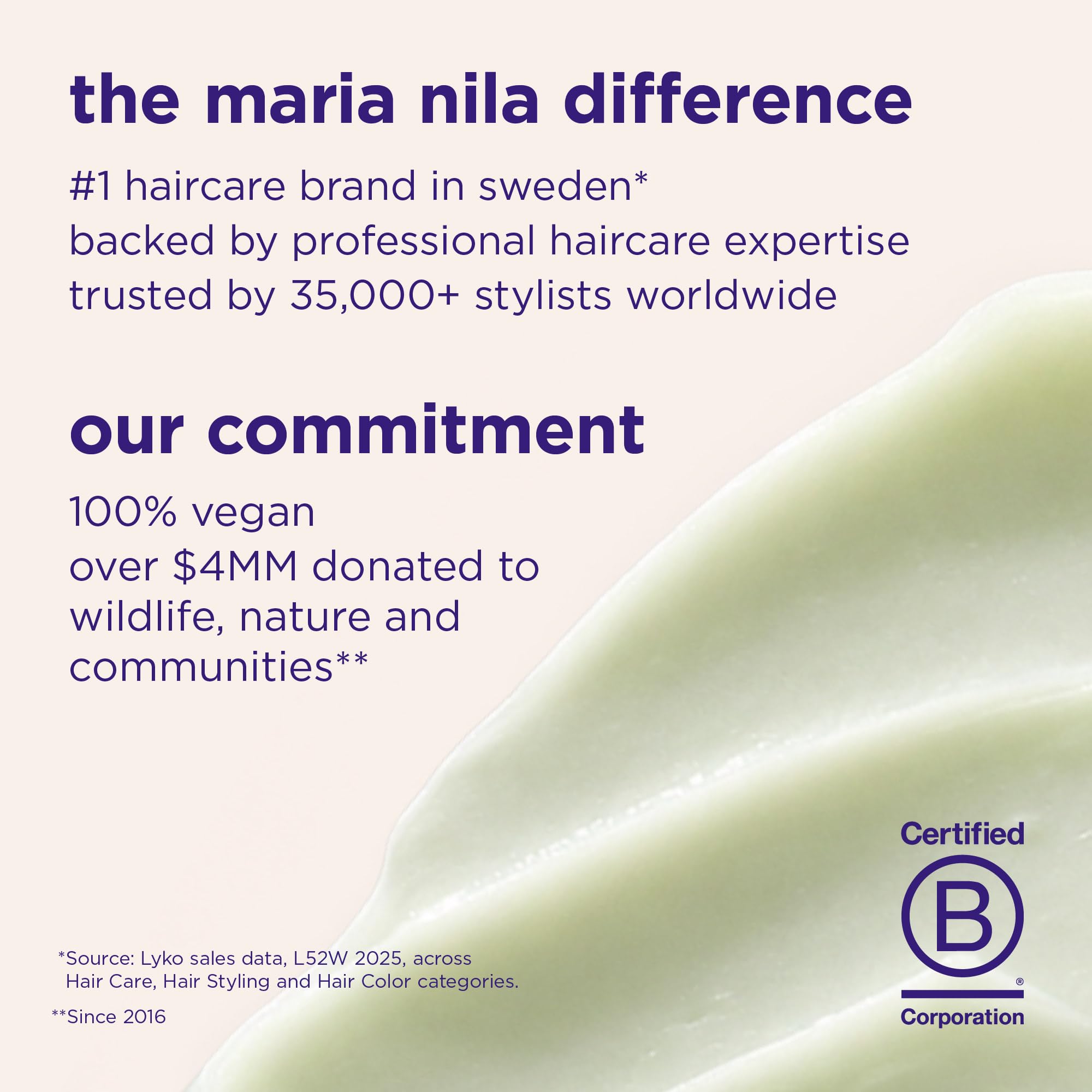 Maria Nila Haarspülung trockenes Haar XL, Structure Repair Conditioner für geschädigtes und coloriertes Haar mit Algenextrakt, Pflegespülung Damen (vegan, Anti Frizz) Salon Familien Pack, 1000 ml