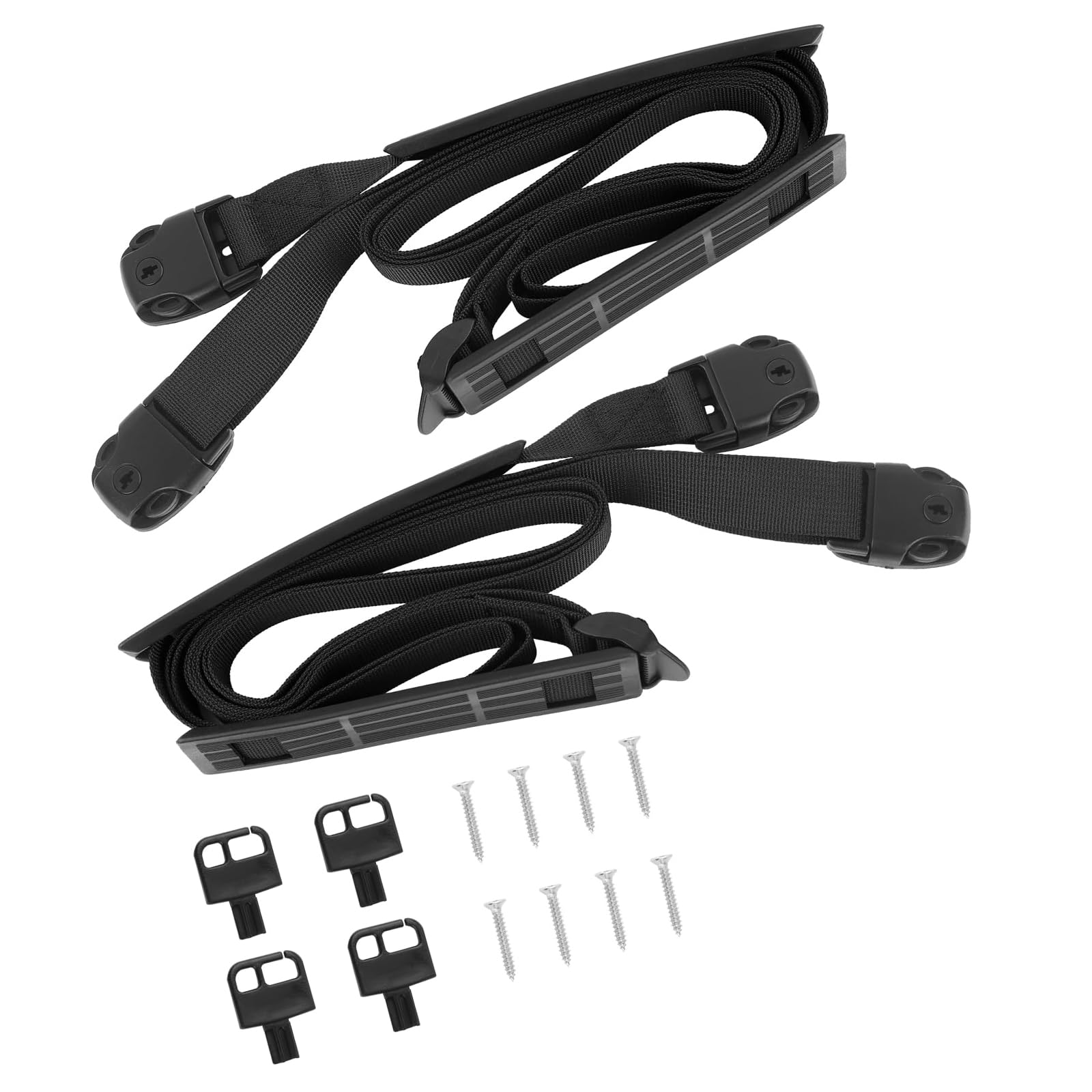 Shyyoulqe Multicolor 2Pcs Spa Cover Straps, Adjustable Windproof Retention Belts With Pads And Security Keys Included Light Weight Hot Tubs Cover Straps Fasteners