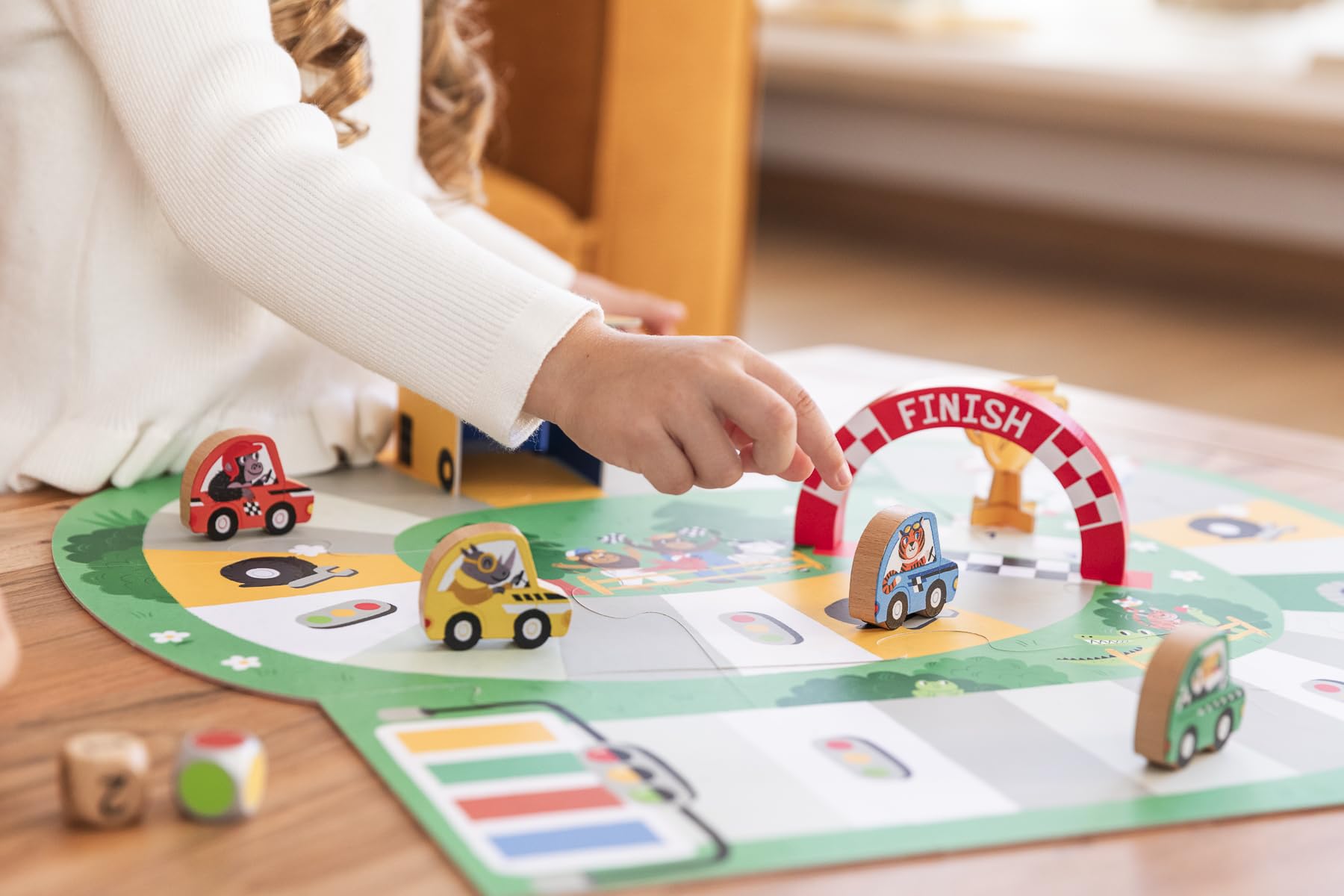 Goula - La mia Prima Gara - Gioco prescolare per Bambini a Partire da 3 Anni, da 2 a 4 Giocatori