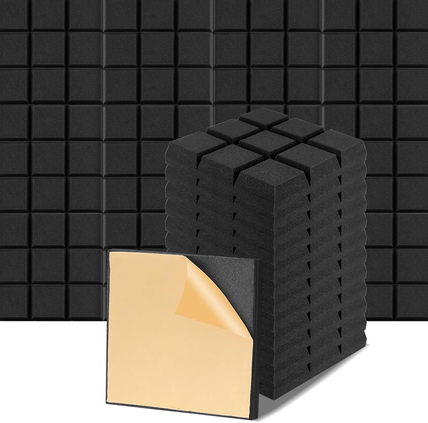 lot 12 panneaux mousse acoustique