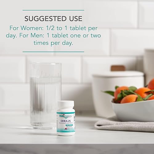 Miniatura 6 de Nutricology Dhea 25 mg comprimidos de liberación sostenida, 60 unidades