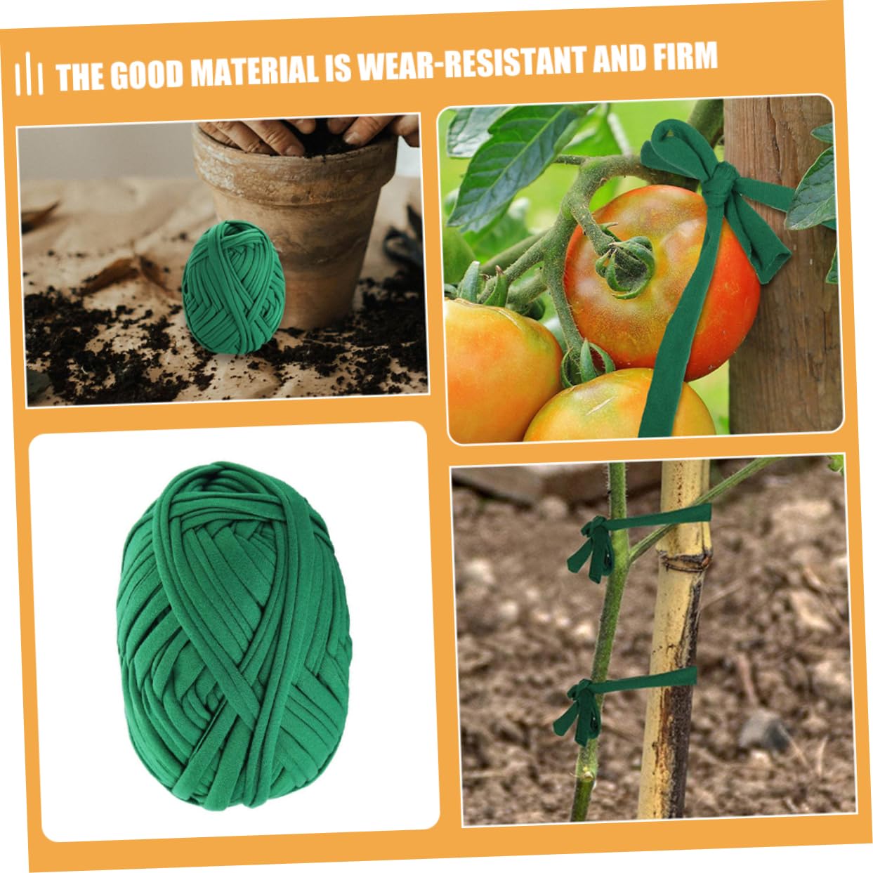 SUPVOX 8rouleaux Sangles De Soutien pour Arbres Strap De Fixation Robuste pour Vos Plantes Sécurité Ajustable Et Durable