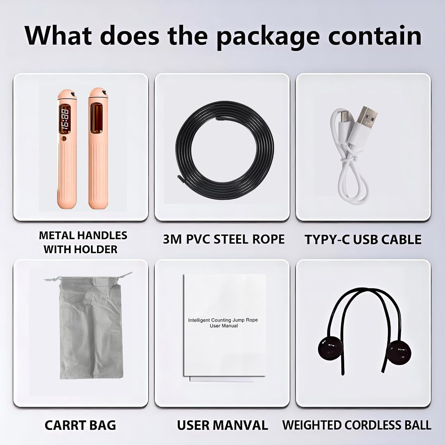 Smart Jump Rope,Cordless Jump Rope with LCD Display Counter,APP Data Analysis,Cordless Ball Counterweight Skipping Rope,Suitable for Women, Men, all Age Groups Adjustable Skipping Rope