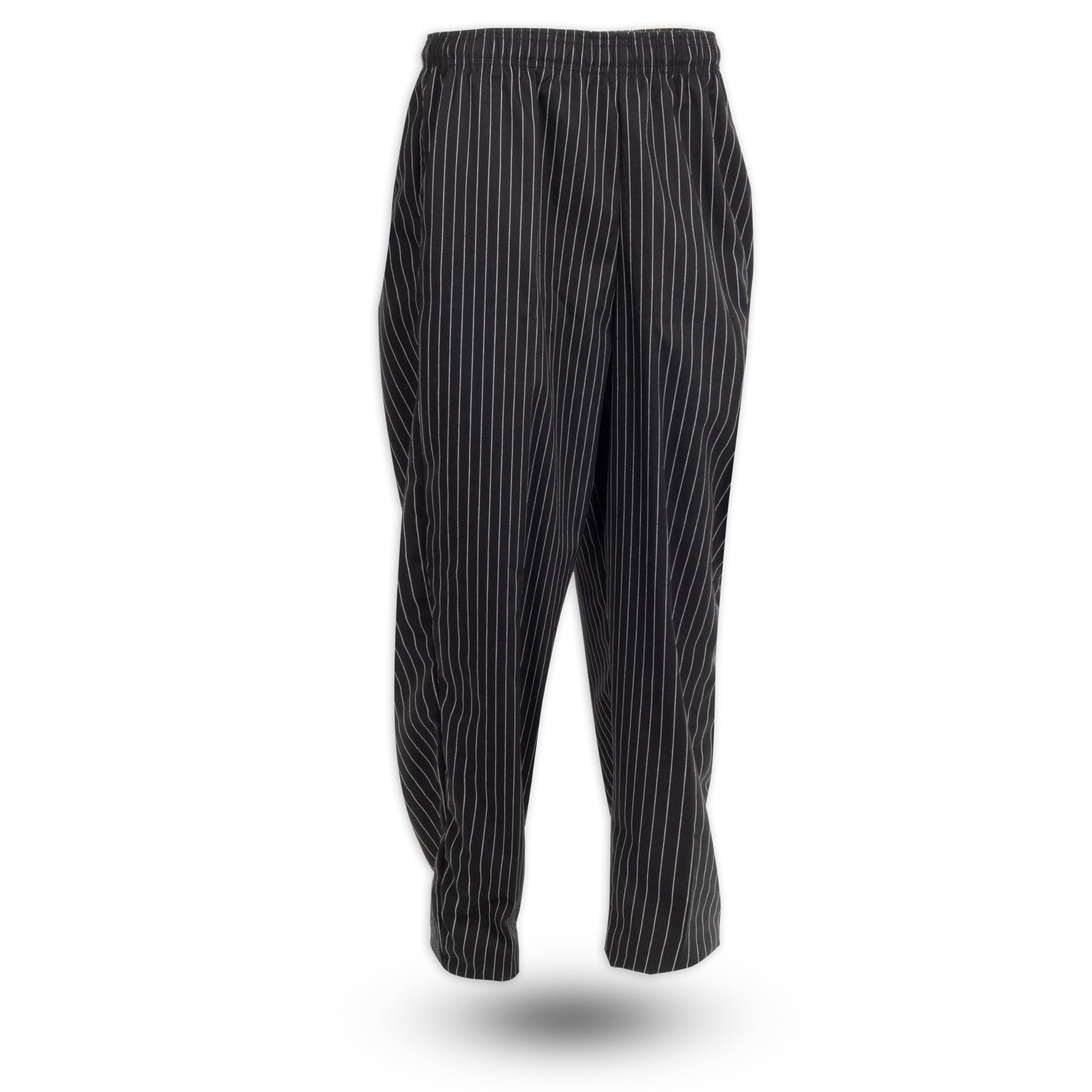 Chef Trends Comfort Fit Unisex Chef Pant B35 - Large, Pinstripe