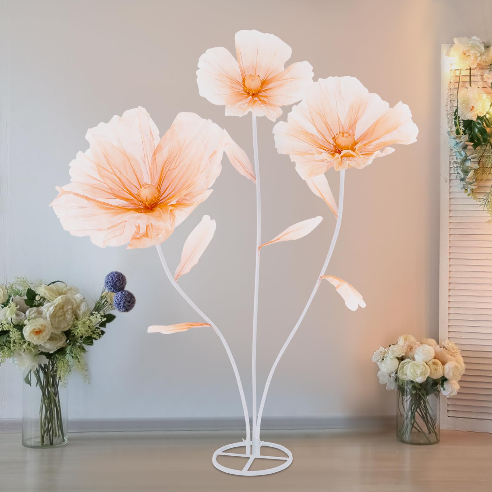 Amazon.com: Giant Flowers for Decoration with Stand, 67in Life