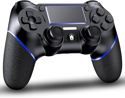 Amazon Ps4 コントローラー ワイヤレスコントローラー プレステ4 コントローラー600mah大容量 最新バージョン対応 Bluetooth接続 ジャイロセンサー機能 二重振動 タッチパネル 高耐久ボタン イヤホンジャック付き 日本語取扱説明書 ゲームソフト