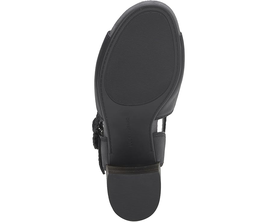 Lucky Brand Juliane Cutout Heeled Sandal - Bottom View