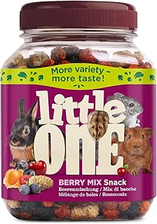 Little One Berry Mix | 180 g | Ergänzungsfutter für Nagetiere und Zwergkaninchen | Mit getrockneten Vogelbeeren, Preiselbeeren, Rosinen, Kirschen, Wacholder, Aronia und Goldbeeren product image