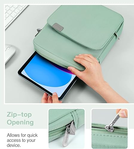 Vista 76 de MoKo Funda para tablet de 9 a 11 pulgadas, con asa para el hombro, se adapta a iPad Air M3 de 11 pulgadas, iPad A16 2025, Pro de 11 pulgadas, iPad