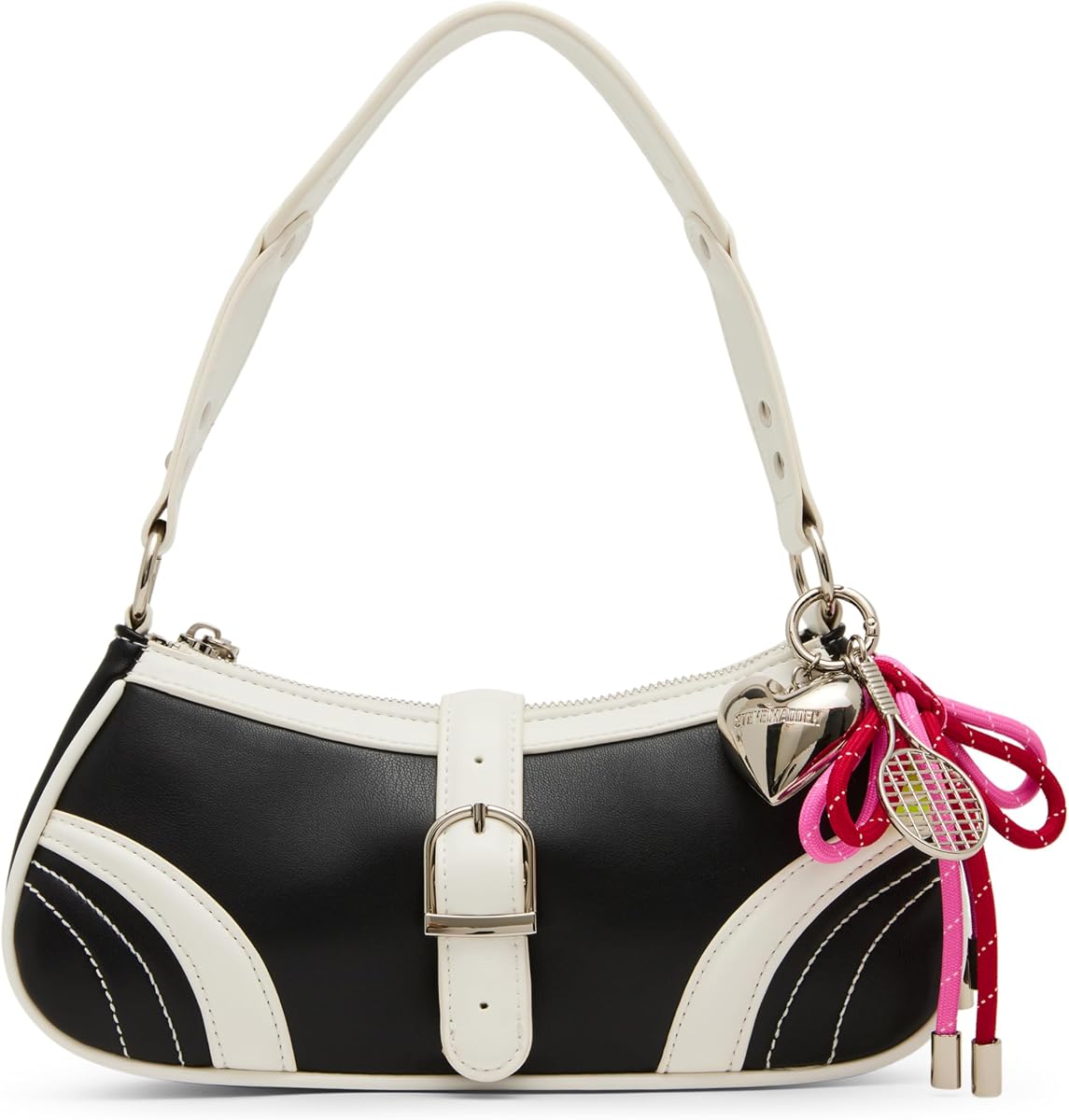 Steve Madden womens Steve Madden Veloce Shoulder Bag With Bag Charm