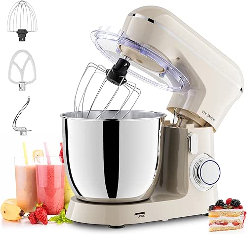 Stand Mixer, 5.5 Quart, 10 Speed Tilt-Head Kitchen Mixer, Copper