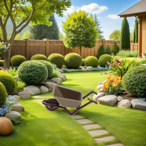 Miniatura 15 de Zerodeko 4 modelos de carrito de simulación, mini carretillas para casa de muñecas, accesorios de carretilla en miniatura para figuras de acción