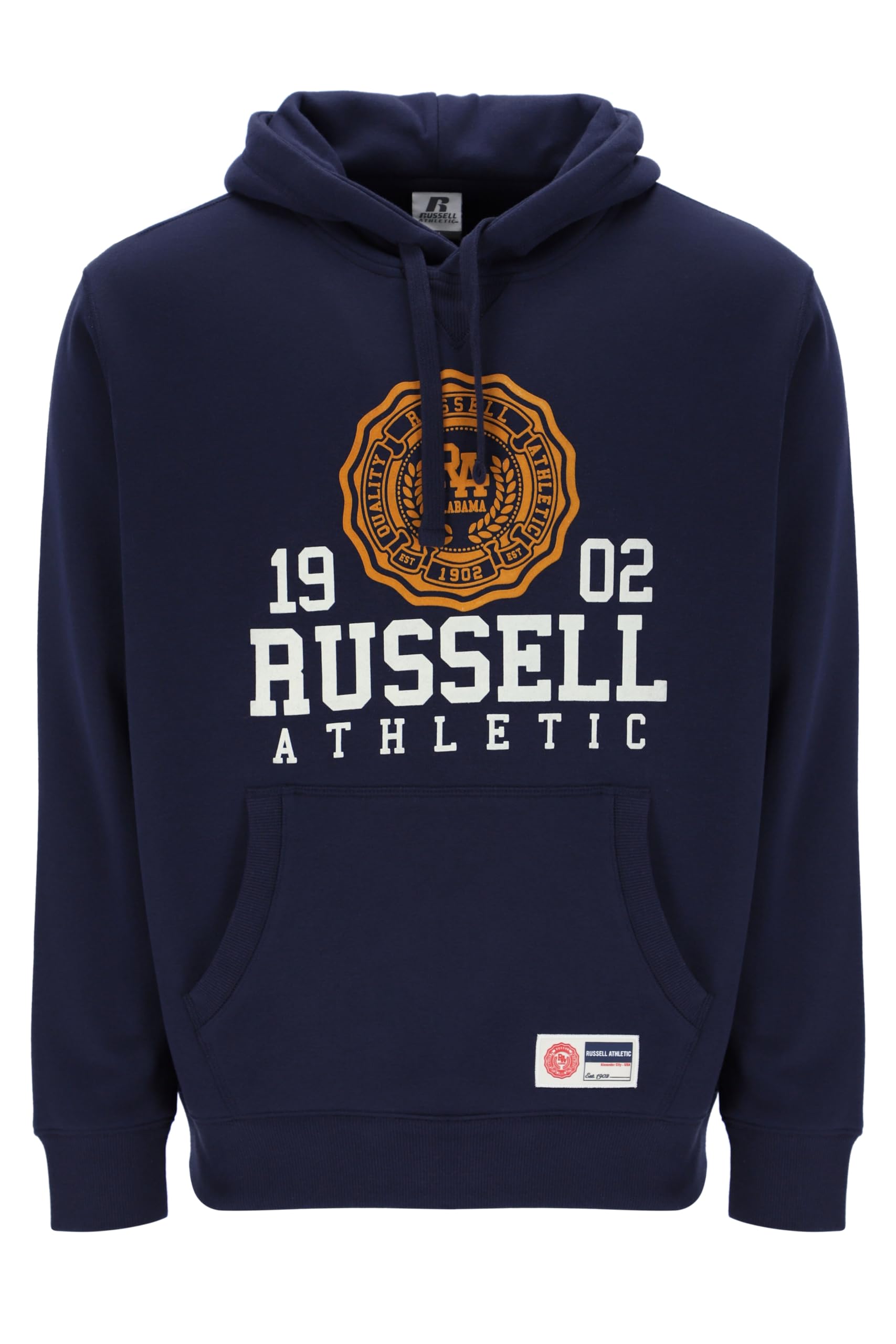 Russell Athletic A30392-NA-190 ATH 1902-PULL OVER HOODY Sweatshirt Men's MOLTEN LAVA Size L Blue
