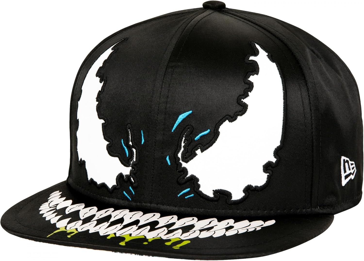 New Era Venom Character Armor w/Carnage Underlining 59Fifty Fitted Hat 8 Fitted Black