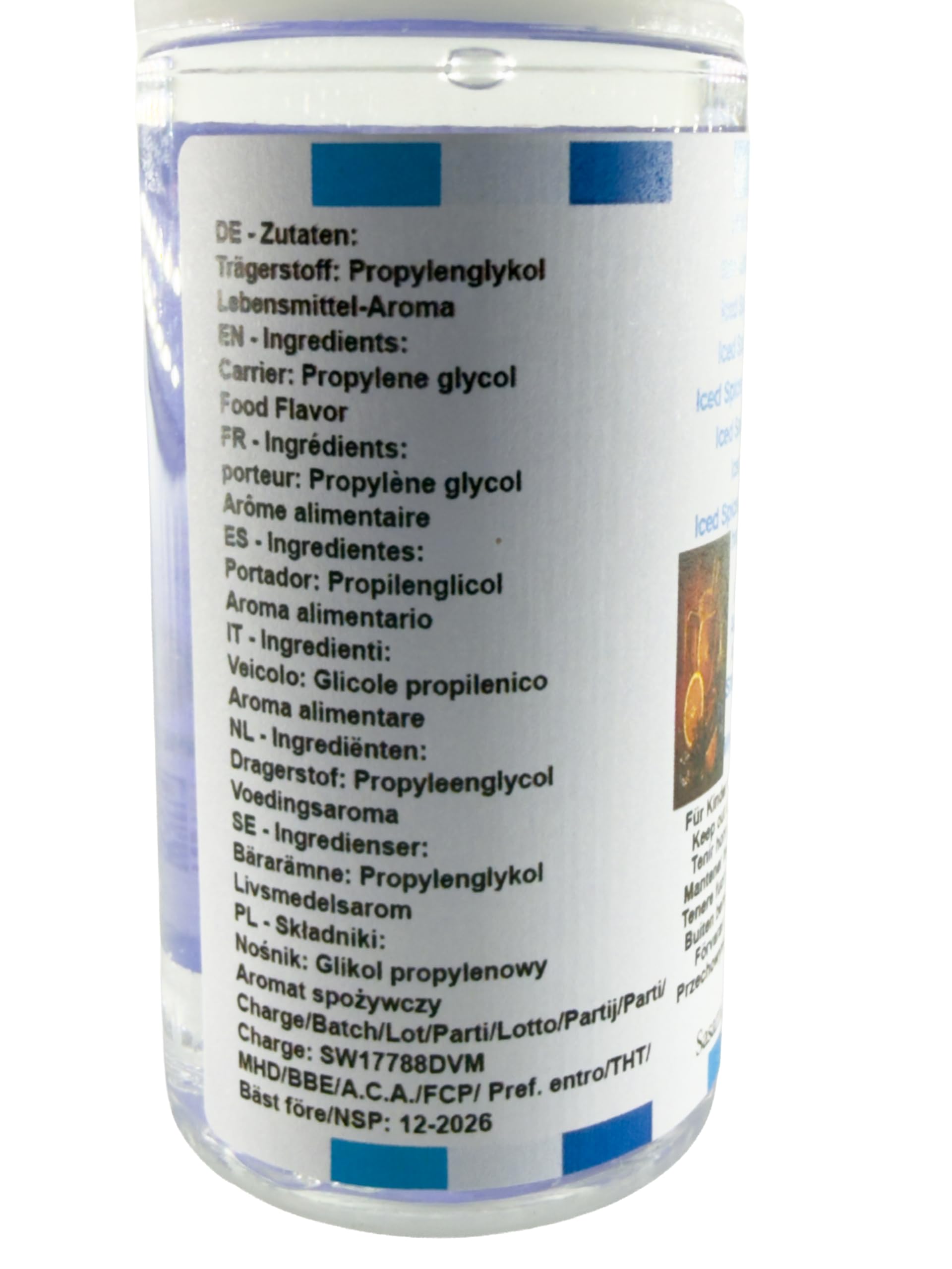 Koncentrat o smaku mrożonej pomarańczy z przyprawami i ponczem pomarańczowym, cynamonem i wanilią, wegański, sasami, 100 ml
