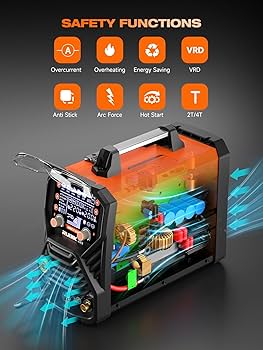 Multiprocess Welding Machine-200A 7 in 1 Welder Combo with