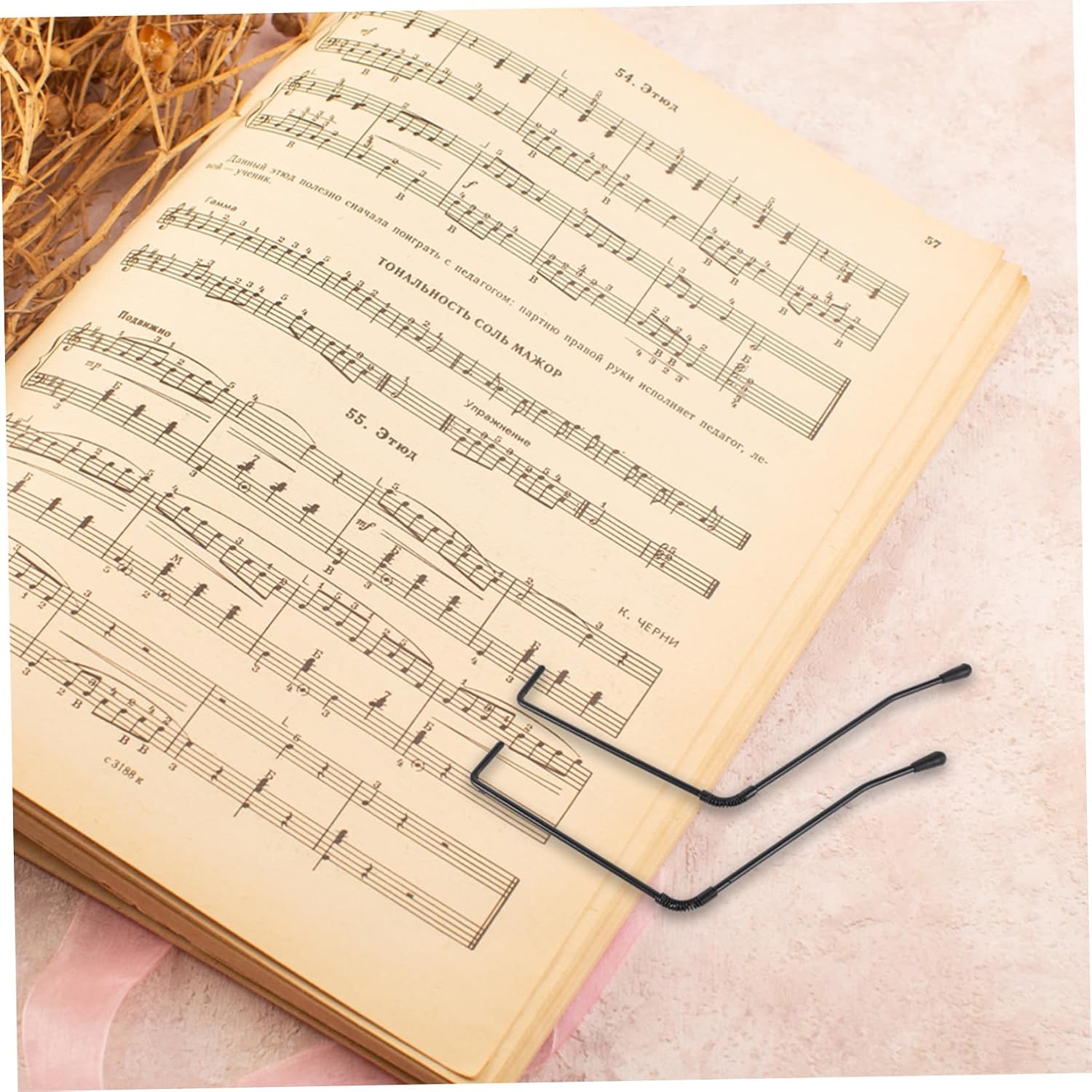 DECHOUS 2pcs Music Stand Clip Holder for Music Easy to Install Travel-friendly Page Retainers Improves Stability and Performance image 5