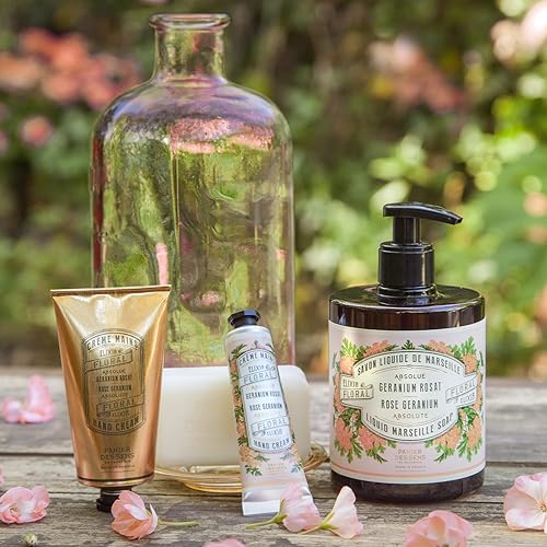 Miniatura 4 de Panier des Sens Crema de manos de geranio para manos secas y agrietadas con aceite de oliva, fabricada en Francia, 96% natural, 1 floz1.0fl oz