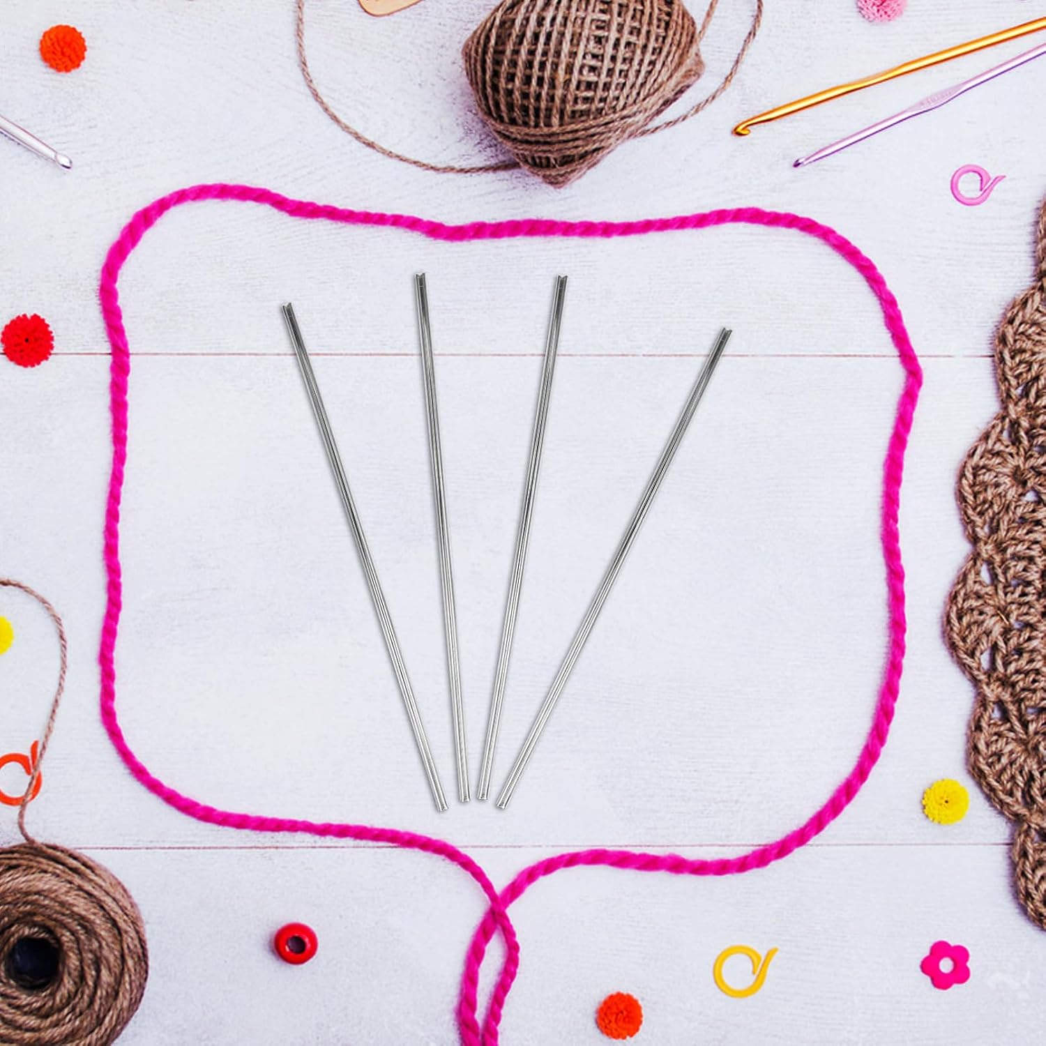 50pcs Steel Blocking Pins for Craft Enthusiasts Knitting