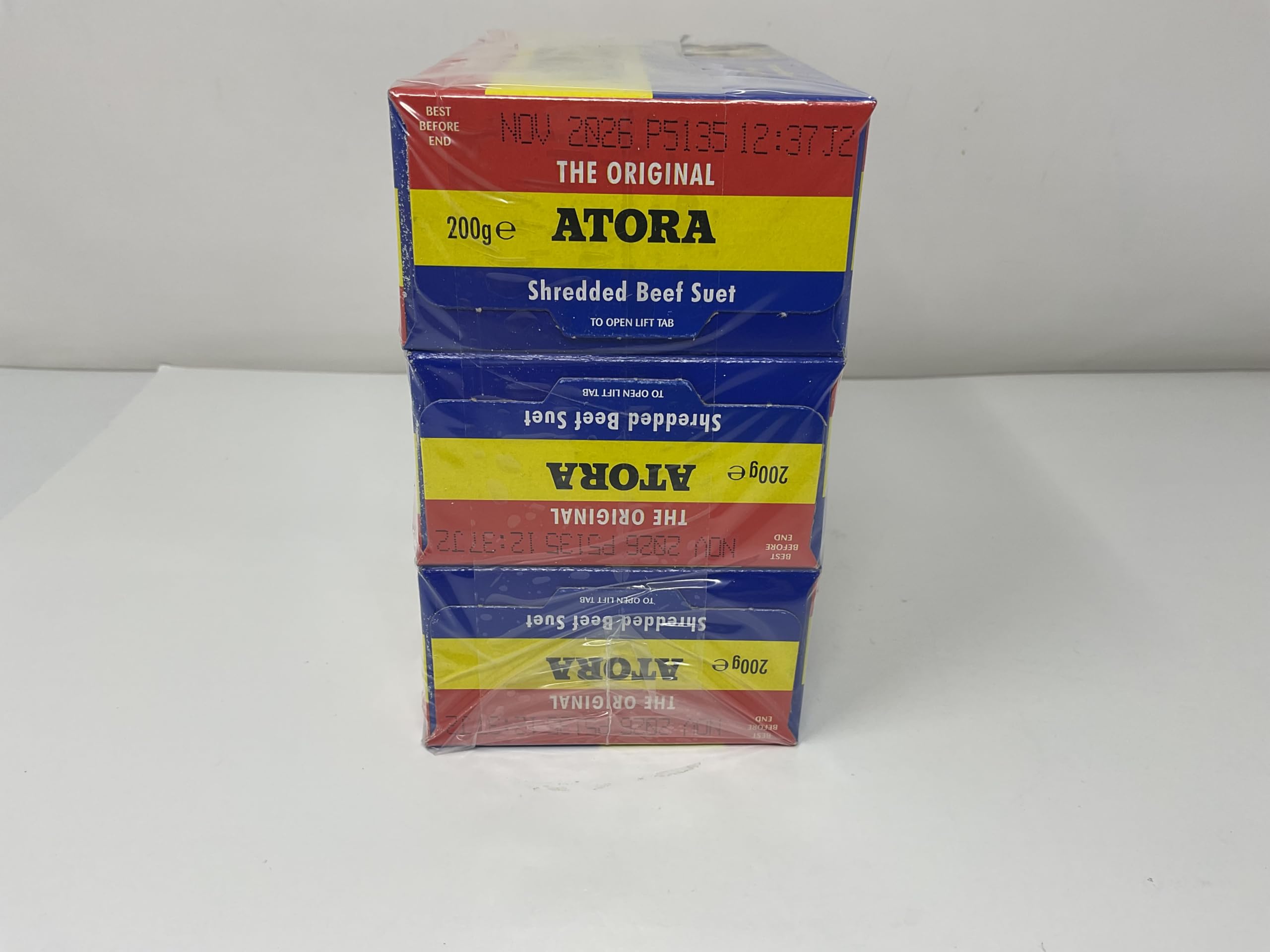 Atora The Original Shredded Suet 3 x 200g