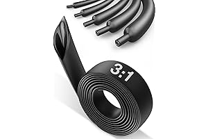 Black Marine Grade 5/16" Heat Shrink Tubing with Adhesive (20ft)