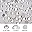 Novani 3000pcs Crystal Clear Rhinestones Flat Back Rhinestone Glass Diamonds Round Gems for Nail Art and Crafting Decorations,SS8,2.3-2.5mm