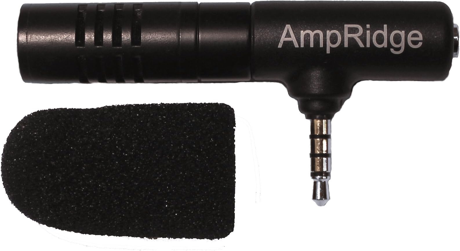 Ampridge MightyMic S iPhone Shotgun Condenser Video Microphone with Headphone Monitor