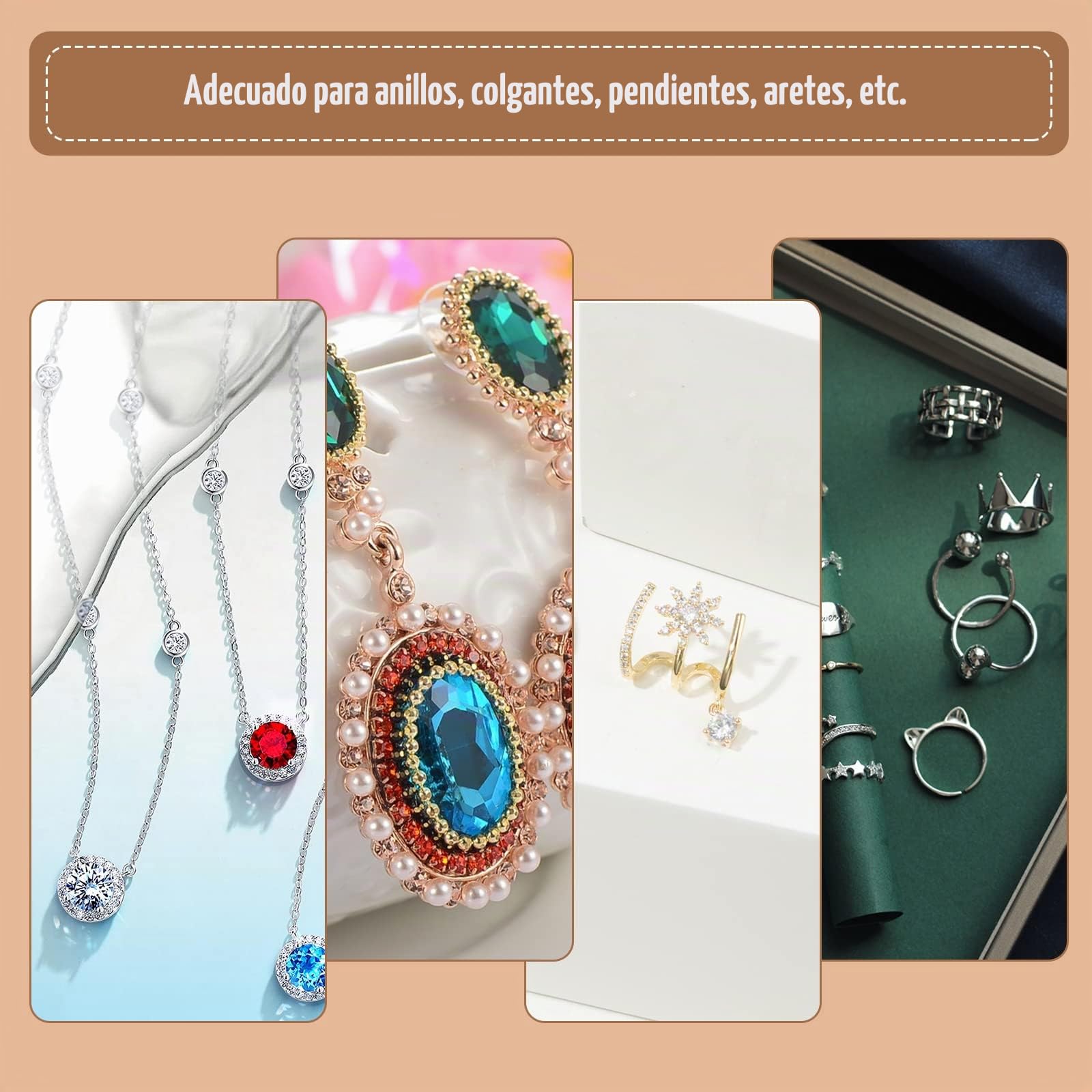 NBEADS 24 Piezas Caja de Joyas, Cajas de Cartón Kraft Cajas de Regalo para Joyas Caja para Exhibición y Empaque de Regalo de Anillo de Collar de Bricolaje, 8x5x3cm