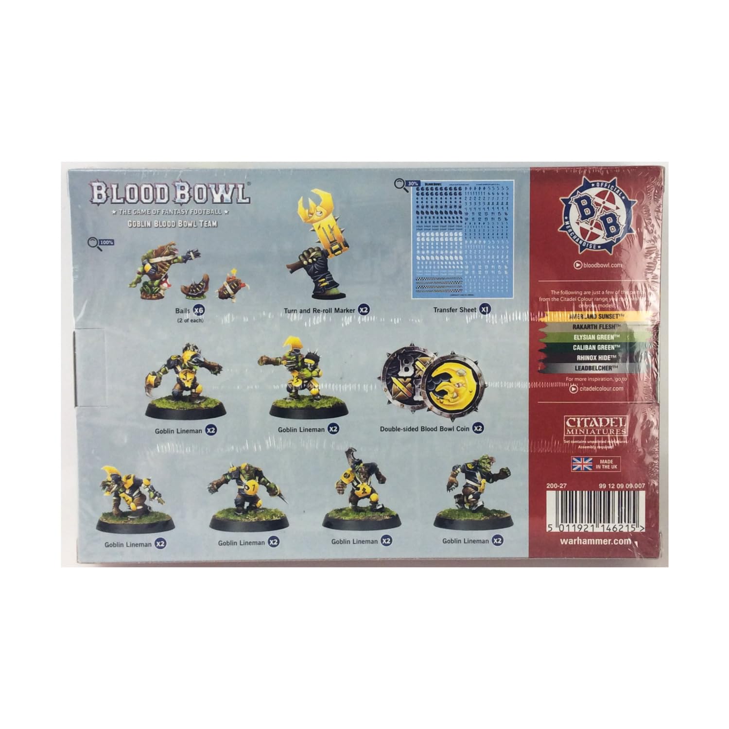 Blood Bowl The Scarcrag Snivellers Goblin Team Games Workshop. for sale online e Blood Bowl The Scarcrag Snivellers Goblin Team Games Workshop. for sale online e