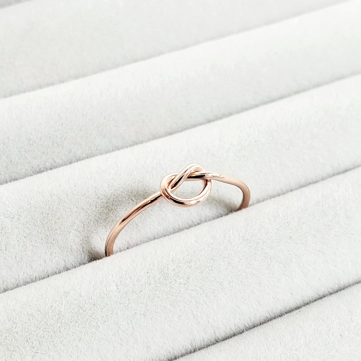 10k Solid Gold Stacking Knot Ring