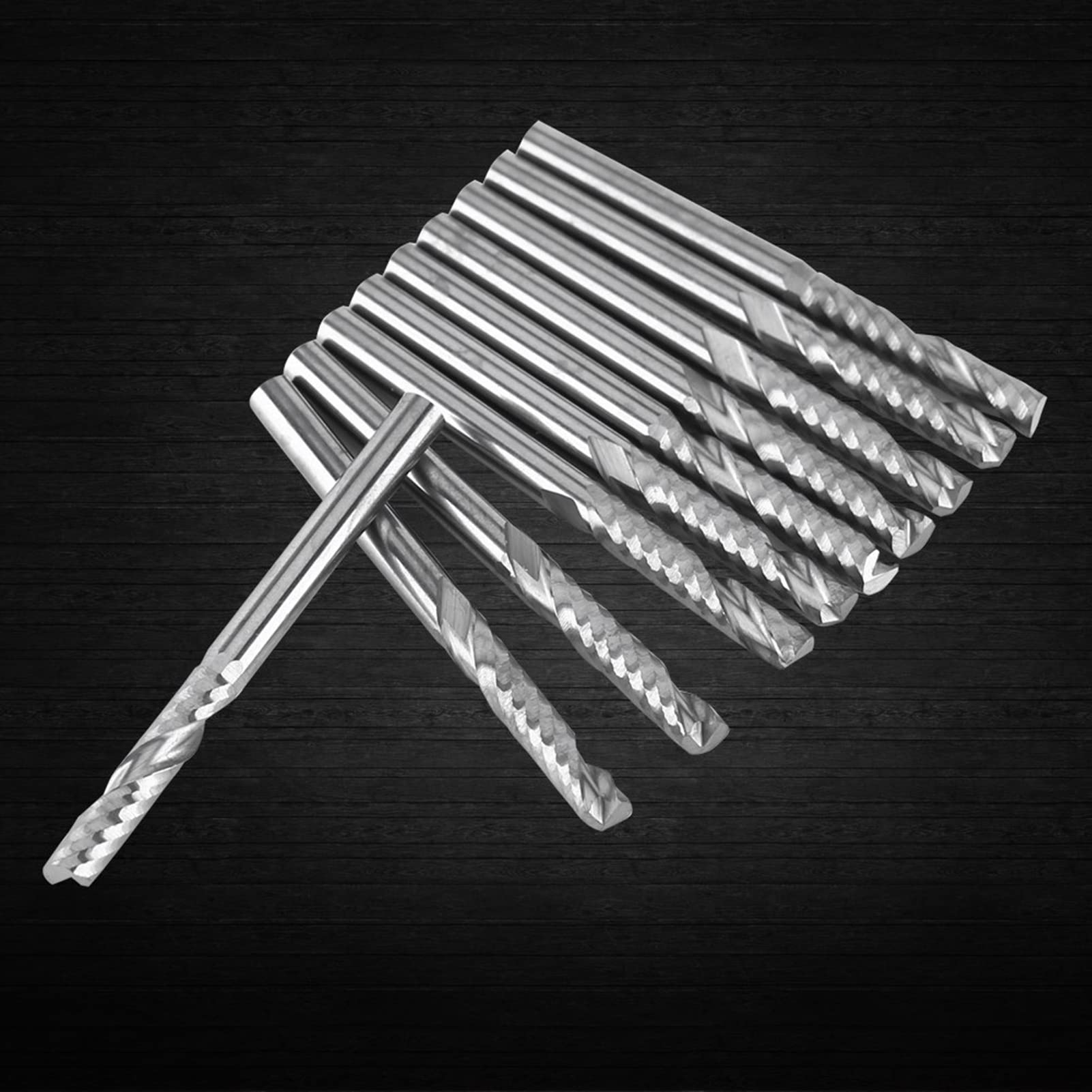 XUMIUZIY Fraise à une Seule Dent en Carbure de Tungstène, Tige de 4 Mm,