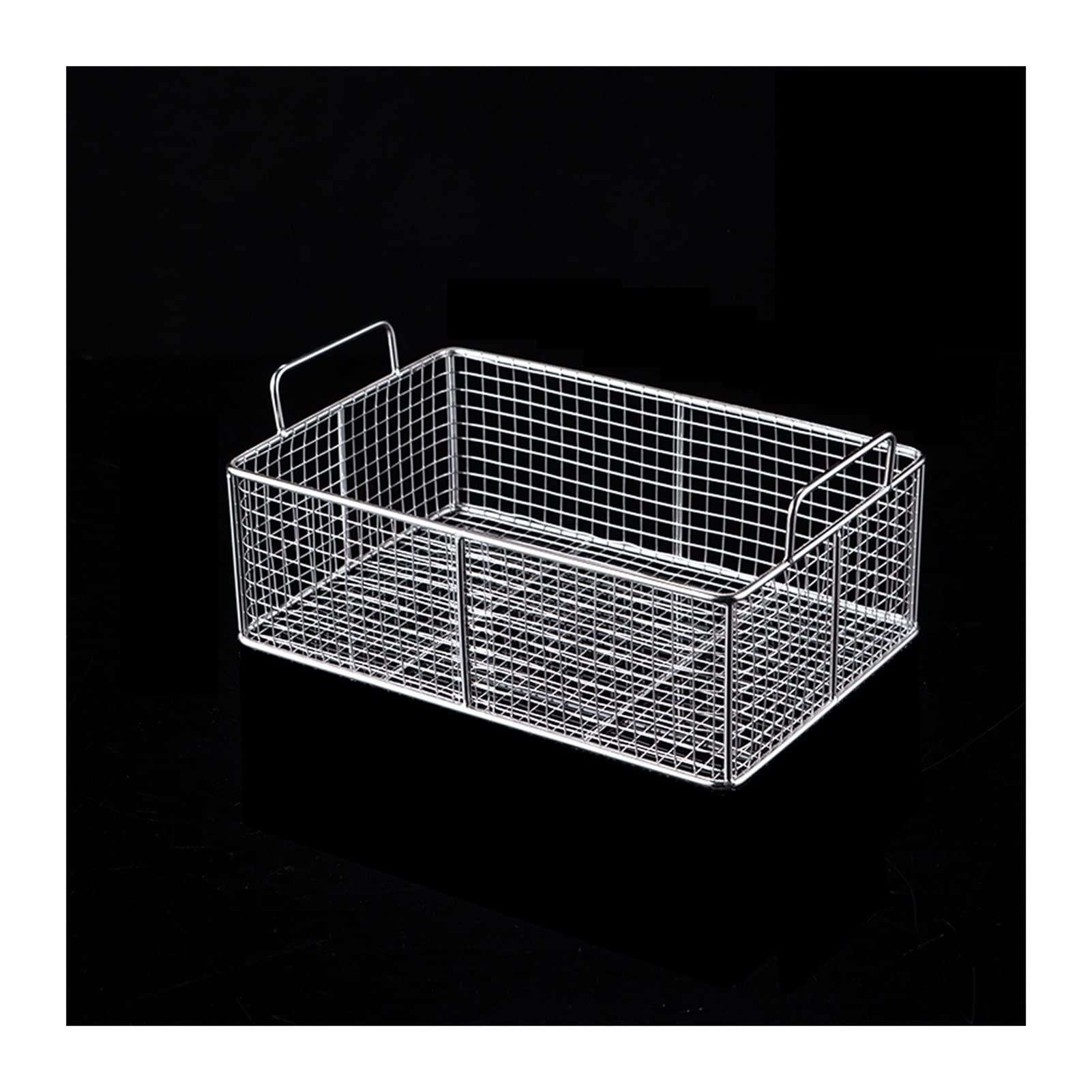 Arzarf 01 Fry Strainer Stainless Steel Frying Basket Frying Net Frying Net Pan French Fries Chicken Chop Frying Basket French Fries Basket (Color : )