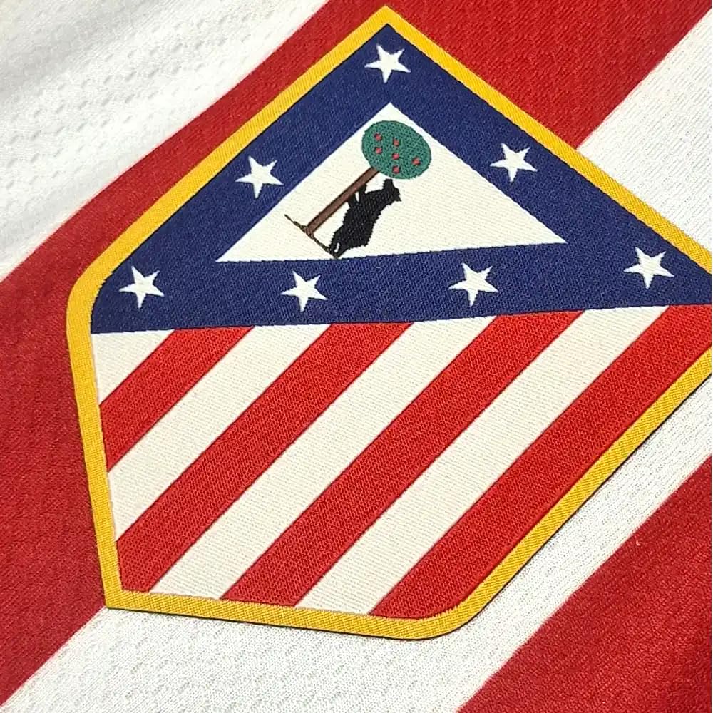 Atletico de Madrid - Maglietta Griezmann 25-26 | Dorsal 7 Stile Giocatore | Strisce rosse classiche | Tessuto tecnico Traspirante Fans Rosso-blancos