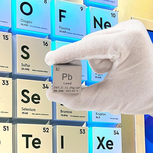 Miniatura 20 de Cubo de circonio, cubos de densidad de metal, cubo de elementos de alta densidad de metal puro para colecciones de elementos, experimentos