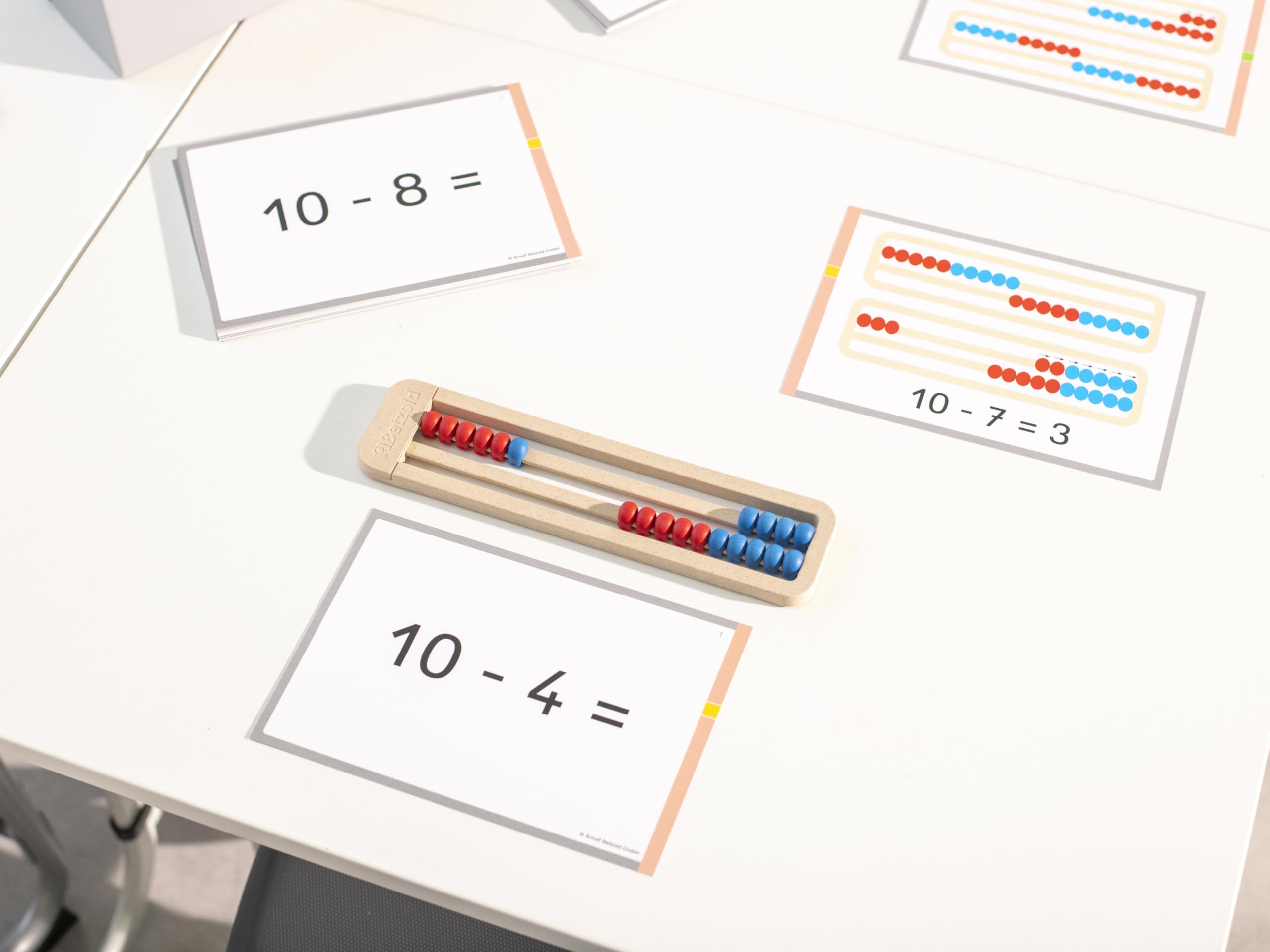 Betzold Rechenrahmen-Kartei in Karteibox, Zahlenraum bis 20 - Lernhilfe für Mathematik