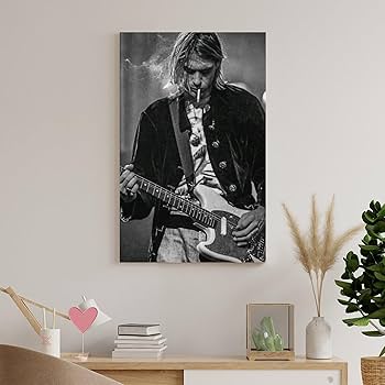 Amazon.co.jp: ニルヴァーナカートコバーン音楽壁の絵ポスター