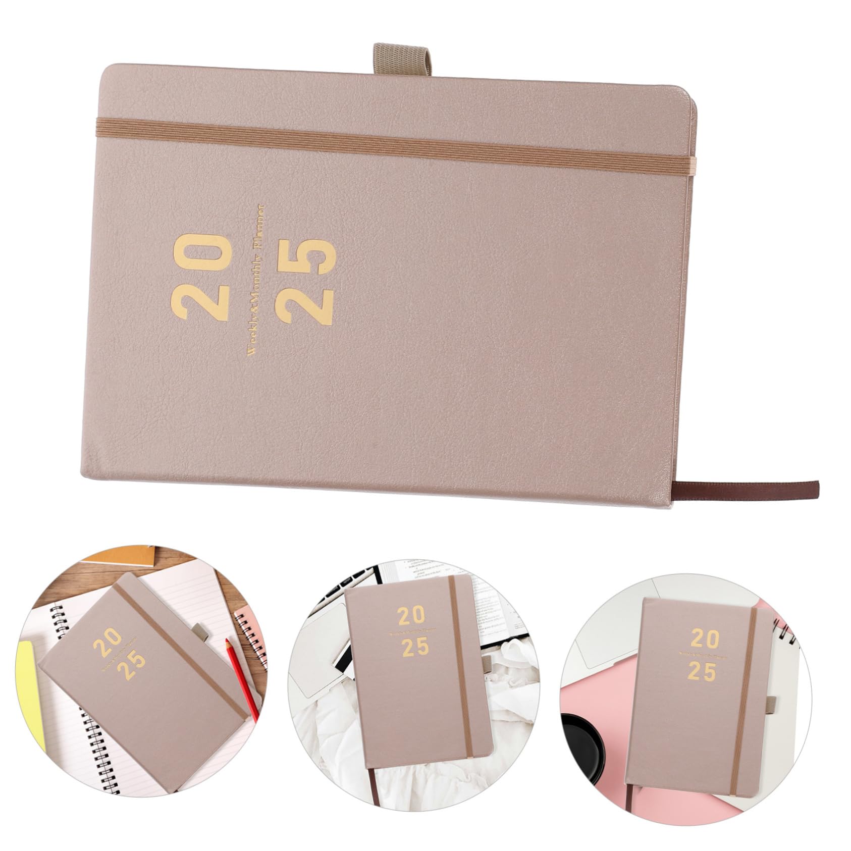 LALAFINA Planner Accademico Multifunzione Agenda Mensile e Settimanale Portatile Con Penna Inclusa Notebook Per Scrittura e Organizzazione Accessorio Ufficio Per Studenti e Lavoratori