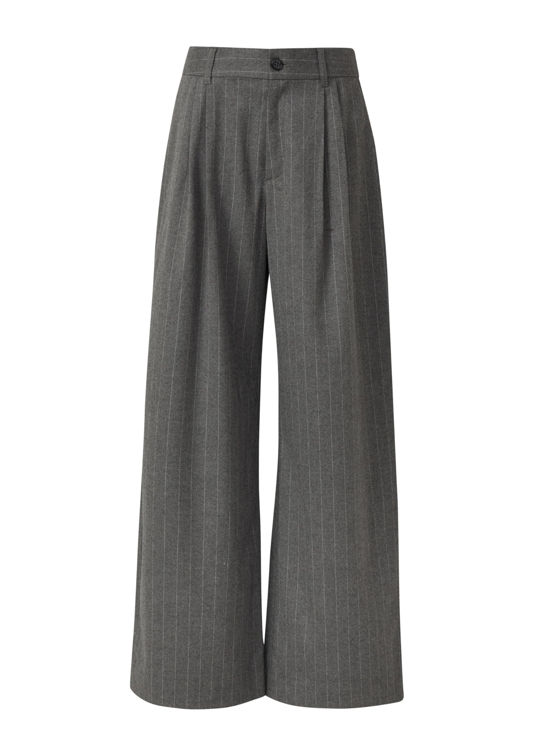 s.Oliver Wide-Leg-Hose mit Nadelstreifen und Eingrifftaschen