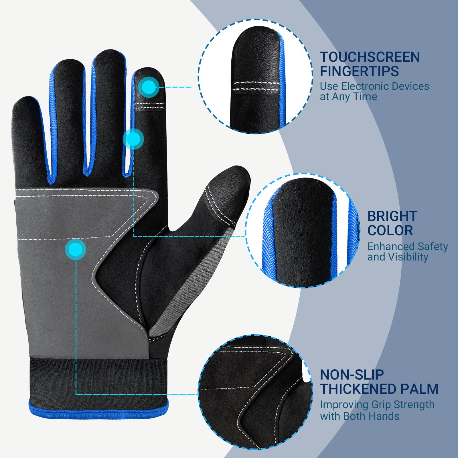 Velway Safety Work Gloves Men & Women - Image 2