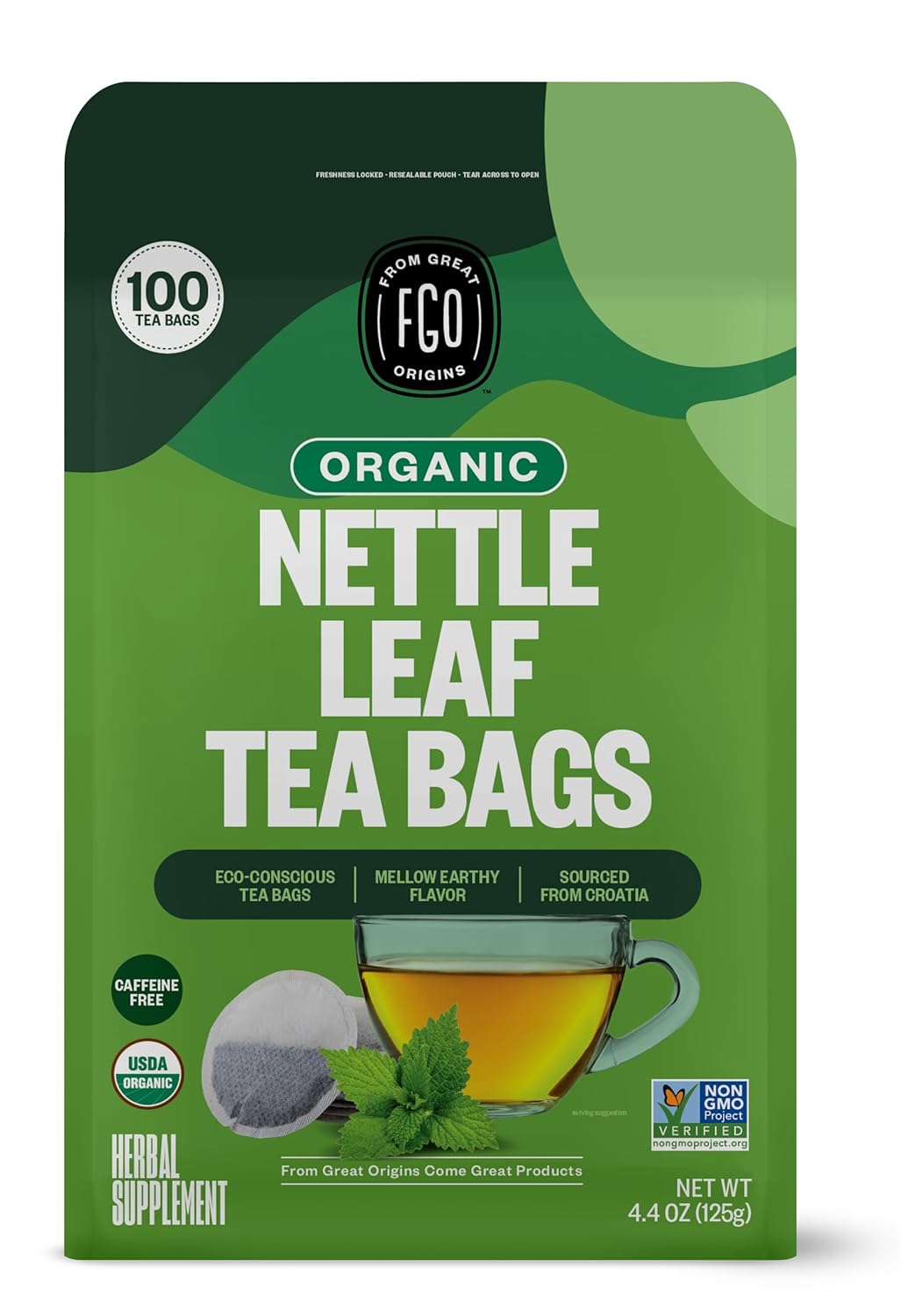 FGO Organic Nettle Tea Bags